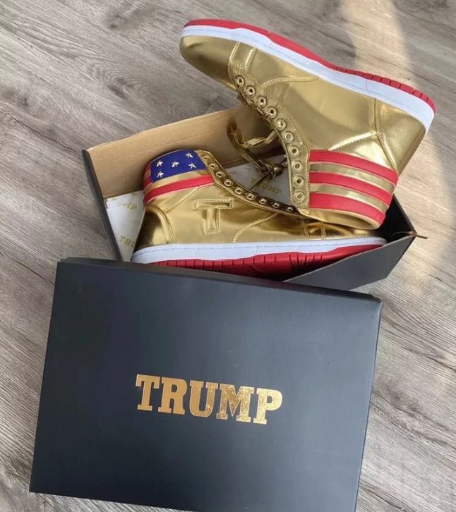 Donald J. Trump Sneakers Never Surrender