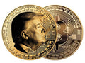 TRUMP FIRST EDITION GOLD BITCOIN COIN