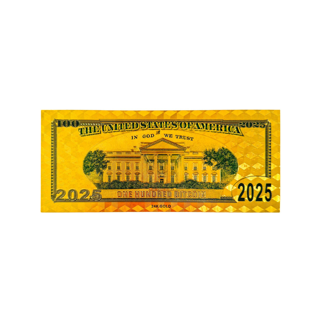Trump Gold Bitcoin Bucks Bills