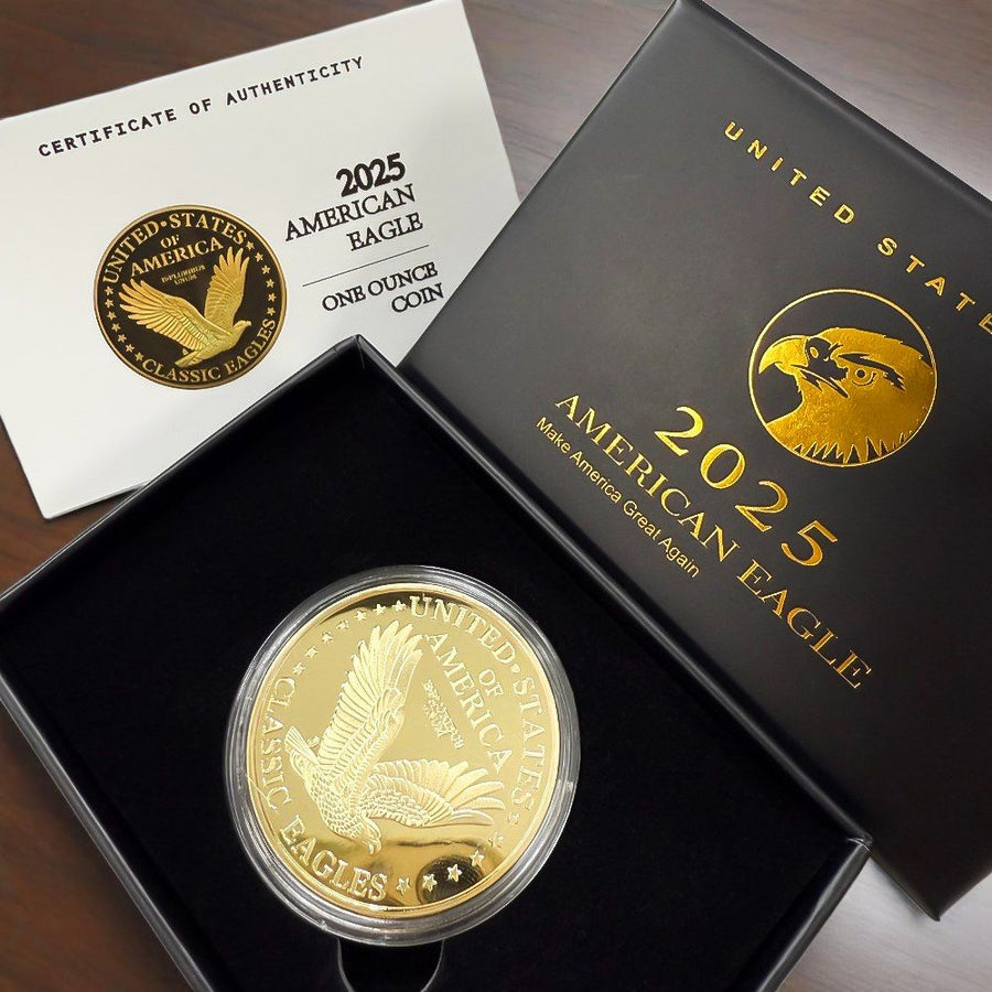 Commemorative gold eagle coin